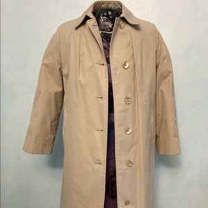 London Fog Women’s Beige Raincoat Removable Lining